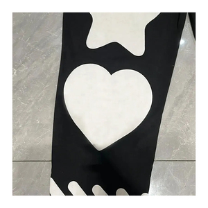 Conjunto de Sudadera Corta con Estampado Puff Personalizado y Pantalones Acampanados para Hombre, Chándal de Invierno con Pantalones Apilados, Traje Deportivo Jogger - Product Image 2