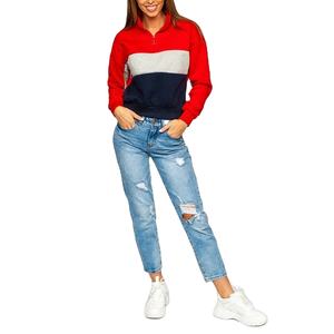 Sudadera de Forro Polar Cálida de Invierno para Mujer, Sudadera con Media Cremallera, Sudadera de Manga Larga con Media Cremallera, Talla Grande - Product Image 2