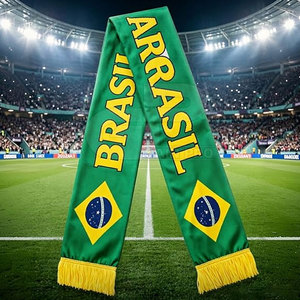 Classic Style Football <b>Scarf</b> Warm Acrylic Fabric Comfortable Fit For Supporters At Football Events And Matches - Product Image 4