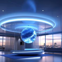 Écran d'affichage sphérique LED numérique 4D pour intérieur et extérieur, mur vidéo 3D, globe, grand écran dôme, 8K HDR10+, lisible en plein soleil, 360°, 3 ans