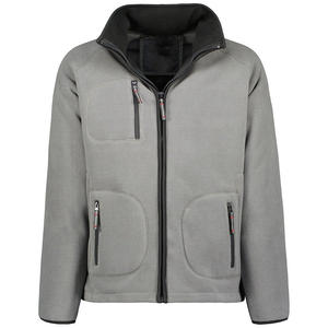 Men's Winter Fleece Jacket with Comfortable Soft Fabric Full Zip Design Multiple Pockets Warm Coat for Hiking <b>Camping</b> and Daily - Product Image 3