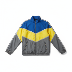 Veste coupe-vent respirante résistante à l'eau à simple couche pour homme/femme, idéale pour les sports de plein air, avec fermeture éclair - Product Image 1