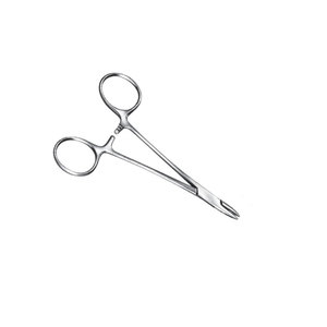 Portaagujas, Tijeras con Punta Recta Dentada, Hechas a Mano, de Acero Inoxidable, de Alta Calidad, Juego de Instrumentos Quirúrgicos Ortopédicos - Product Image 3