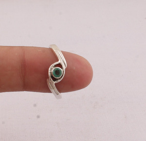 Anillo de Plata de Ley 925 con Topacio Azul, Gema Natural Hecha a Mano, Diseño Clásico Vintage para Boda, Joyería de Banda para Mujer, Venta al por Mayor - Product Image 4