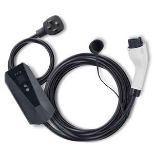 Cargador Portátil para Vehículos Eléctricos Nivel 2, 32 Amperios, 240V, Enchufe NEMA 14-50P, Cable de Carga de 28 pies con Ajuste de 16/20/24/32A - Product Image 2