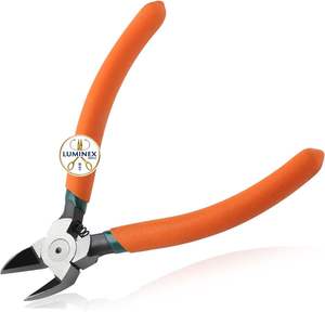 Pince coupante diagonale pour plastiques, coupe-fils coudée à 45° pour artisanat, coupe-fils latéral, cisailles - Product Image 6