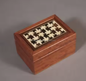 Wooden <b>Keepsake</b> Decorative <b>Box</b> Wooden <b>Box</b> Vintage Handmade Craft with Lock Jewellery Gift - Product Image 1