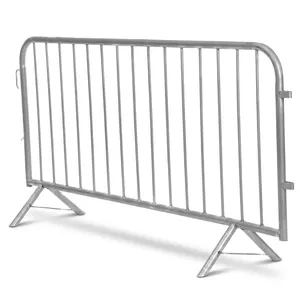 Panel de Valla Temporal Rectangular de Acero Galvanizado, Estilo Industrial, para Control de Multitudes - Product Image 6