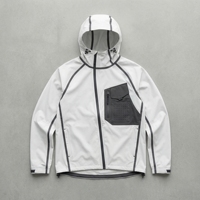 Veste de ski d'hiver de qualité supérieure unisexe coupe-vent respirante imperméable avec fermeture éclair, manteau de snowboard écologique, vente en gros OEM direct usine