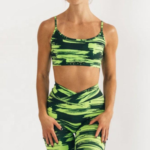 Soutien-gorge de sport pour femme, modèle High, pour yoga, collection 2025, vente en gros, imprimé par transfert thermique, grande taille, ajustable, respirant, léger, tendance et sexy - Product Image 1