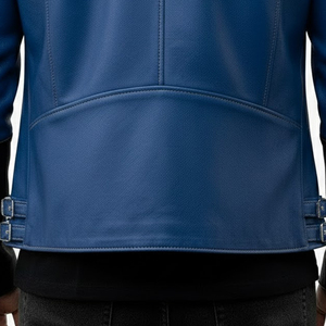 Style Winter Casual Wear Men's Leather Jacket with Winter Jacket Men Canvas <b>Fabric</b> <b>Waterproof</b> & Windproof High Street - Product Image 4