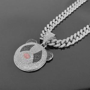 สร้อยคอจี้แพนด้าฮิปฮอปสุดฮิตสำหรับผู้ชายและผู้หญิง  งานแร็ปเปอร์  ราคาโรงงาน - Product Image 4