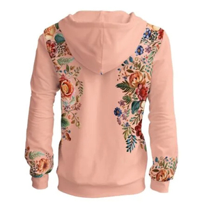 Women's 100% Cotton Oversized Crew Neck Hoodie Breathable Anti-Shrink Ladies Girls' Winter <b>Pullover</b> Sweatshirt Long Autumn Wear - Product Image 4