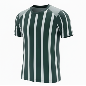 เสื้อทีมฟุตบอลพร้อมโลโก้และสีตามสั่ง ดีไซน์ใหม่ปี 2026 เสื้อฟุตบอลเปล่าสำหรับผู้ใหญ่ บริการ OEM ออกแบบตามสั่ง - Product Image 1