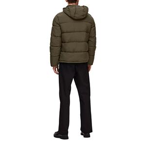 Veste matelassée pour homme à logo et design personnalisés, très vendue, qualité supérieure, toile, veste à bulles d'extérieur avec logo haute visibilité - Product Image 6