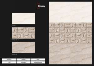 กระเบื้องบุผนังเซรามิกเนื้อเรียบหรูหรา ขนาด 30x60 ซม. สำหรับตกแต่งผนังภายในสไตล์ร่วมสมัย เหมาะสำหรับห้องน้ำและห้องครัวสมัยใหม่ - Product Image 2