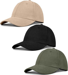 Gorra de Béisbol Unisex de 6 Paneles, Color Sólido, Ajustable, de Lona de Algodón, Estilo Casual, para las Cuatro Estaciones, Negro, Caqui, Verde Oliva - Product Image 2