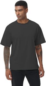 Camiseta Negra Oversize para Hombre, Estampada, Manga Corta, 100% Algodón, Cuello Redondo, Corte Jersey, Antiarrugas, 220g, Impresión Serigráfica - Product Image 3