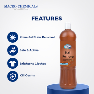 Quitamanchas Premium de Malasia, Excelente Proveedor OEM, Fórmula de Alta Eficiencia para Manchas de Grasa Difíciles en Ropa y Telas, Color Marrón - Product Image 5