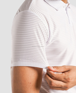 Camisa Formal de Hombre de Alta Calidad, Transpirable, Corte Slim Fit, Manga Corta, Lona, Personalizada con Logotipo Bordado en la Manga Derecha, Cierre de Botones - Product Image 4