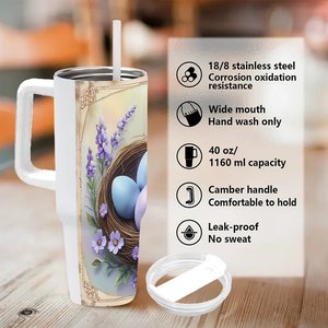 40Oz Large Stainless Steel Tumbler <b>With</b> <b>Straw</b> For Volunteer Recognition And Awards - Product Image 5