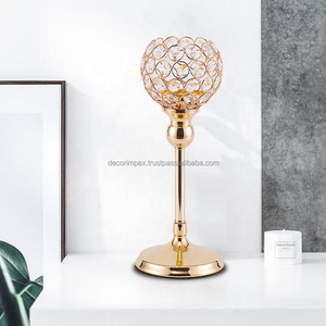 Portavelas de Hotel de boda con decoración de Metal portavelas de cristal europeo - Product Image 2