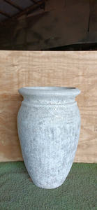 [Jason] Jarrón de Cerámica Grande Blanco con Burbujas - Macetero Alto de Lujo con Esmalte Arenoso Texturizado para Decoración de Hoteles - Product Image 2