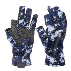 Gants de pêche extensibles au toucher doux avec grip antidérapant, support flexible pour les doigts et design léger - Product Image 1
