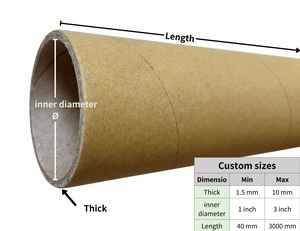Tubo de papel kraft a precio competitivo, el mejor tubo de papel para embalaje de alta calidad - Product Image 3