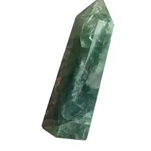 Fluorita Verde Obeliscos/Torre 4 facetada Comprar De Mariya Crystal Exportar pedra natural melhor qualidade atacado obeliscos de pedras preciosas