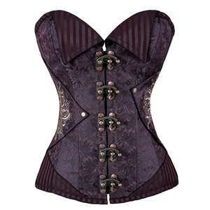 Corsets Vintage pour Femmes, Sexy, Sculptants, Respirants, Modernes, en Brocart, pour Grandes Tailles - Product Image 2