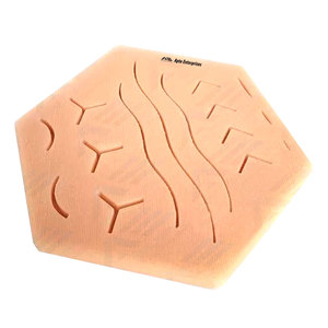 Kit de Sutura con Aguja, Tijeras y Herramientas, Kit de Enseñanza Médica, Instrumentos Quirúrgicos, Modelo de Práctica de Sutura Cutánea, Almohadilla de Entrenamiento - Product Image 2