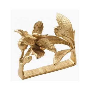 Porte-serviettes en métal de haute qualité feuille support en tissu de table pour hôtels et mariages cadeau parfait pour les événements - Product Image 3