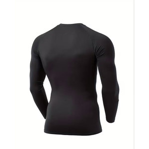 3 Pack Men Thermal Long Sleeve <b>Compression</b> <b>Shirts</b> High Elasticity Moisture-Wicking Muscle Support Base LayerRound Neck T-<b>shirt</b> - Product Image 2