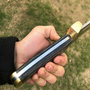 Cuchillo Bowie de Acero de Damasco de Alta Gama con Funda, Cuchillo de Caza Hecho a Mano, Cuchillos Bowie de Hoja Fija para Acampar al Aire Libre - Product Image 2