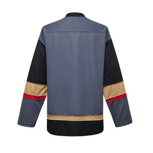 Meilleure vente de vêtements de sport pour hommes, maillot de hockey sur glace, design OEM, fabrication professionnelle, logo personnalisé, maillot de hockey sur glace - Product Image 2