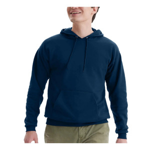 Sweat à capuche uni pour homme de haute qualité avec logo personnalisé, vente en gros, molleton de coton épais 350 GSM, coupe ample, poche kangourou - Product Image 4