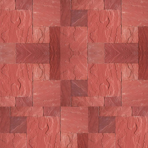 Revêtement de sol paysager élégant avec des carreaux en grès rouge Jodhpur pour les patios, les jardins, les cours et les allées - Product Image 5