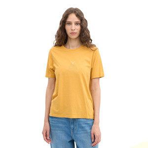 Camiseta Lisa para Mujer, Manga Corta, Básica, Informal, con Estampado Sencillo, 80/20 Algodón Poliéster, en Oferta - Product Image 4