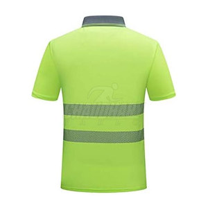 เสื้อโปโลนิรภัยคุณภาพสูง ดีไซน์ล่าสุด น้ำหนักเบา ไซส์ใหญ่ สีพื้น - Product Image 2