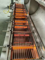 Rôtissoire à poulet rotative au charbon de bois pour usage commercial |   Chariot mobile en acier inoxydable |   Durable et facile à nettoyer
