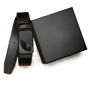 Luxury Men's Black Imported Belts Premium Durable <b>Adjustable</b> Stylish Comfortable Everyday Wear Modern Fashion Accessories 2026 - Product Image 2