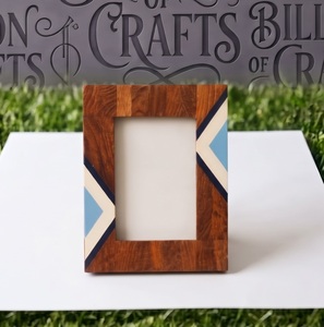 Wholesale <b>Wood</b> Resin <b>Picture</b> Holder – Handmade Wooden Display <b>Frame</b> for Home Office Decor - Product Image 2