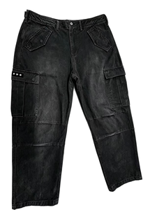 Pantalones Cargo para Hombre y Mujer, Color Sólido, Largos, con Múltiples Bolsillos, Corte Regular, Cintura Media, Cierre de Botones, Estilo Urbano para Primavera - Product Image 5