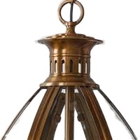 Lampe et lustre en verre en laiton antique utilisés pour la décoration intérieure et semi-intérieure fabriqués par l'Inde