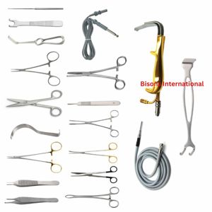 Juego de Instrumentos Quirúrgicos Manuales BISONS para Cirugía Estética y Plástica, Acero Inoxidable, Certificado CE - Product Image 3