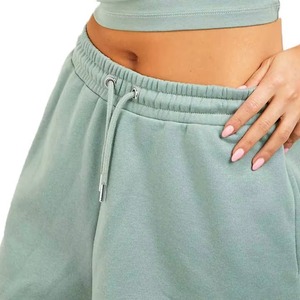 Pantalones Cortos Deportivos para Mujer, Color Gris Oscuro, de Secado Rápido, con Cordón y Bolsillos, Corte Deportivo, Cintura Media, Estilo Regular, Última Moda - Product Image 5