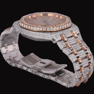 Best Personalized Custom Design Full Diamond Dial Stainless Steel <b>Watch</b> <b>for</b> <b>Man</b> Moissanite Hip Hop Style <b>Mechanical</b> Wristwatch - Product Image 6