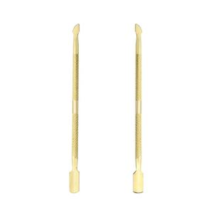 Golden Touch: Empujador de cutículas de grado profesional al por mayor para salones de élite Empujador de cutículas de Gray Rocks - Product Image 1