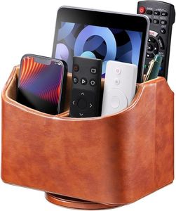 Custom Modern Handmade Wooden Remote <b>Control</b> <b>Holder</b> Organizer with Multiple Compartments for Desktop Use - Product Image 5